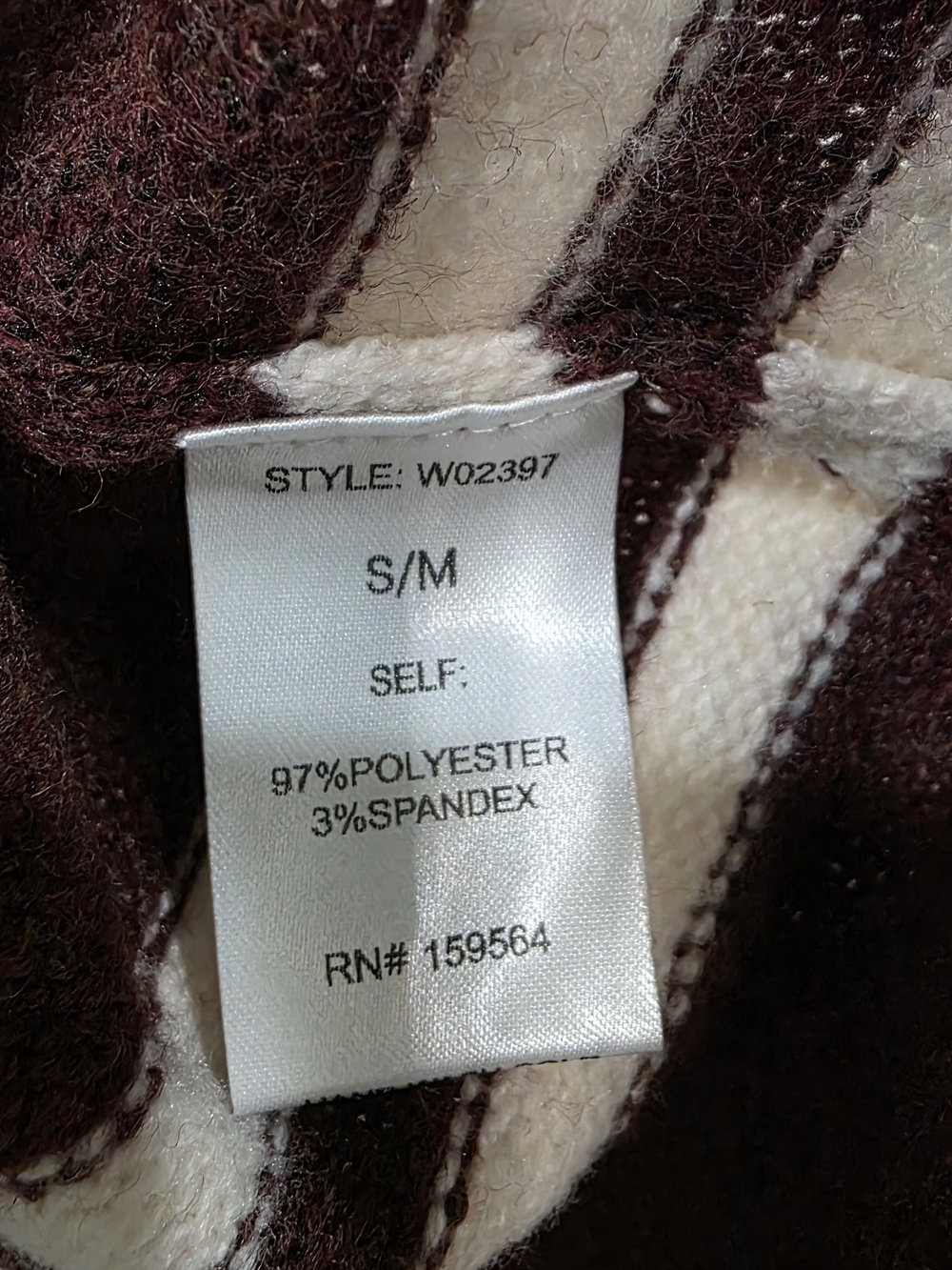 Bluivy Notch-Neck Striped Knit Sweater - Picture 9 of 9